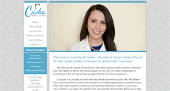 Desktop Screenshot of cavkadentalcenter.com