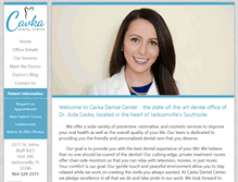 Tablet Screenshot of cavkadentalcenter.com